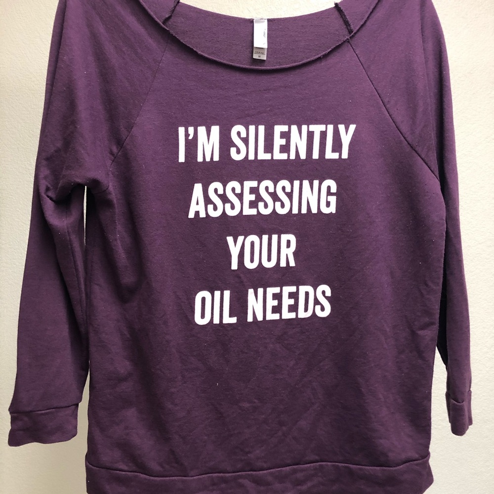 Essential oil sweatwhirt